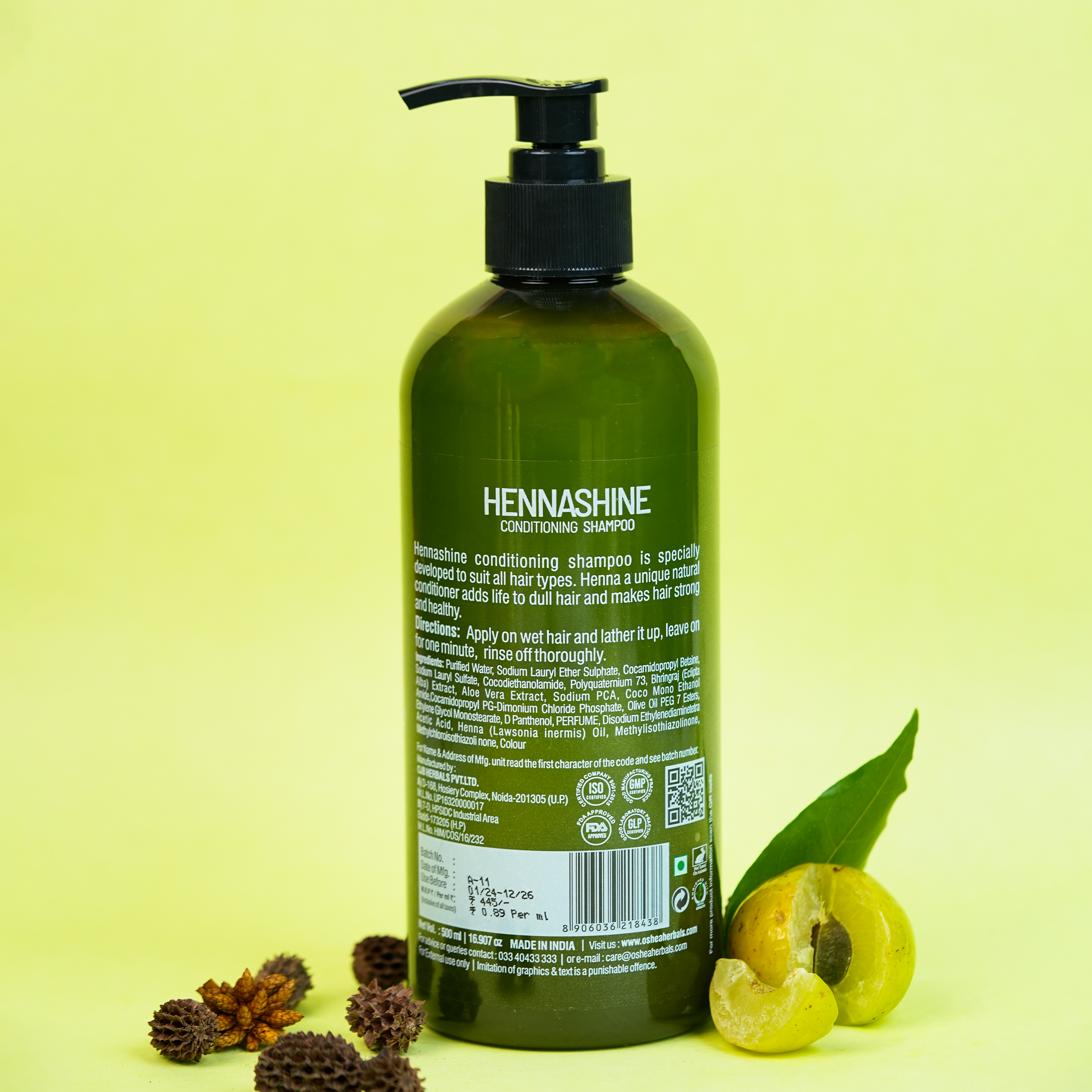  Back Heenashine Conditioner Shampoo Oshea Herbals