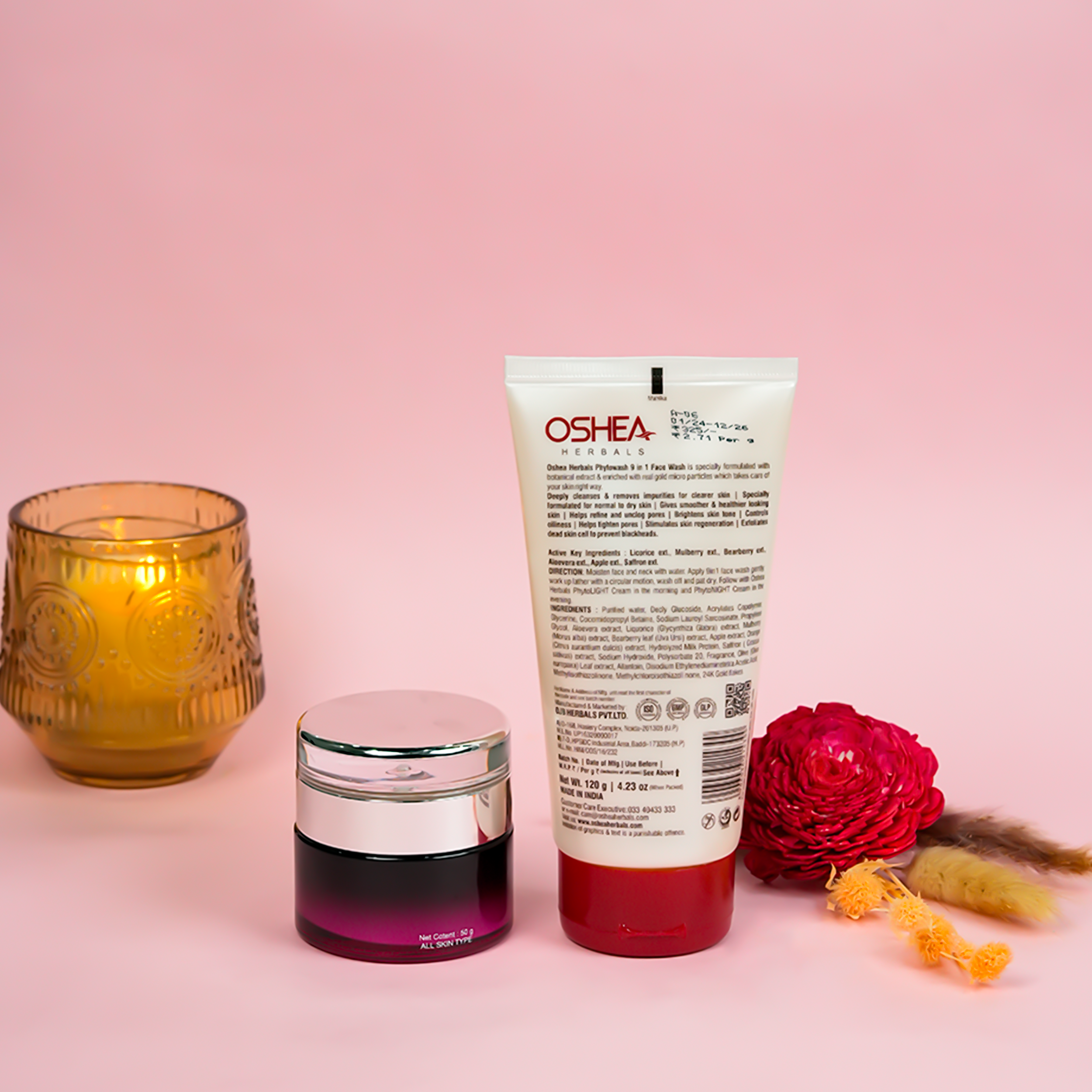 Back Phytoage Age Reversal Cream Phytowash Luxury Face wash Combo Oshea Herbals