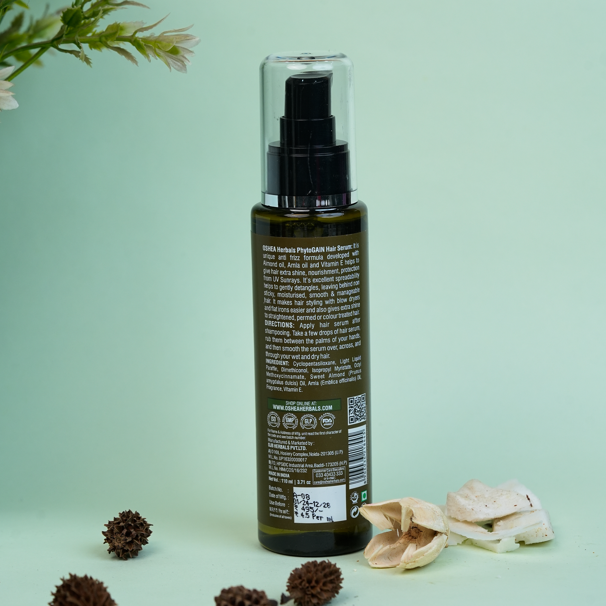  Back Phytogain Hair Serum 7-in-1 Smooth Shine Oshea Herbals