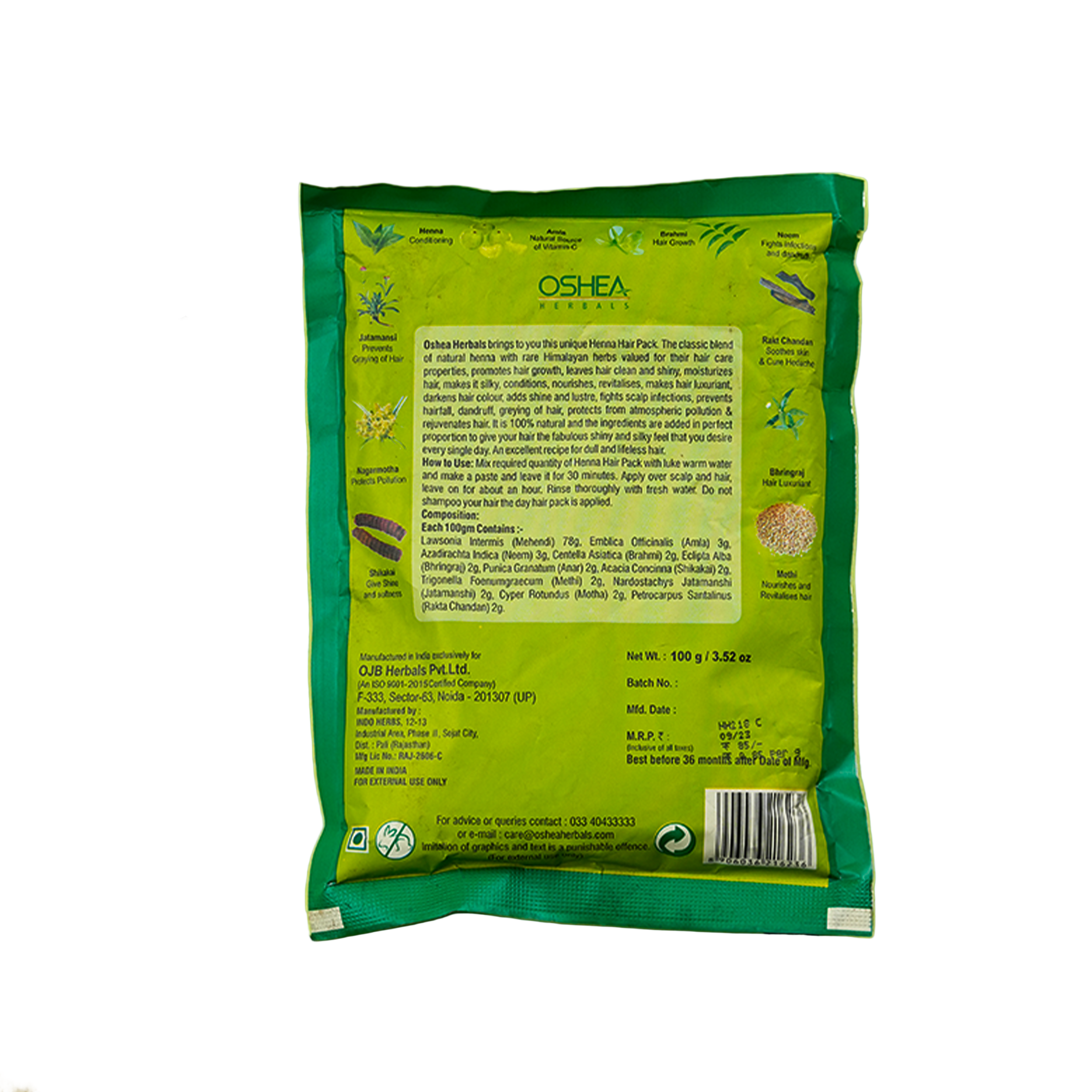 Natural Henna Hair Pack