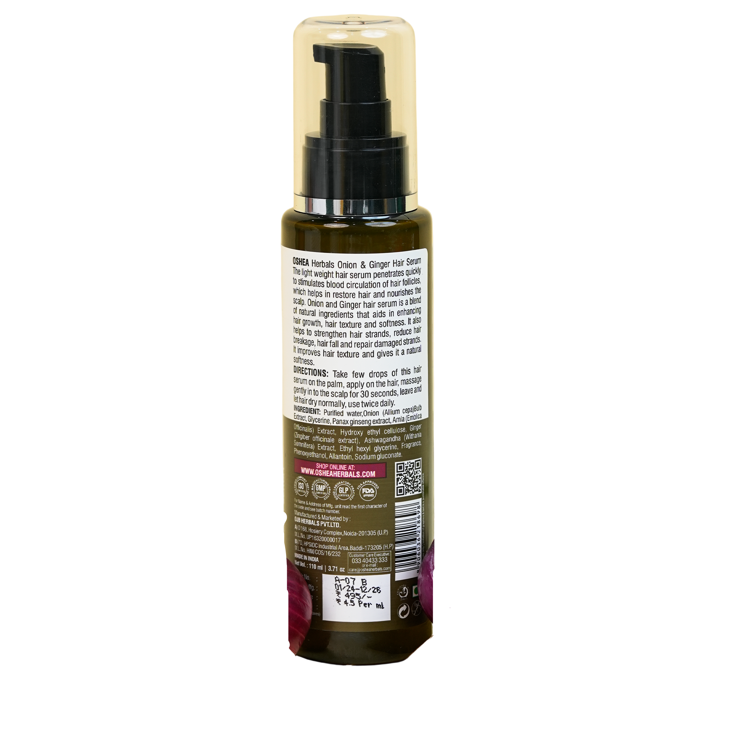 Onion And Ginger Hair Serum