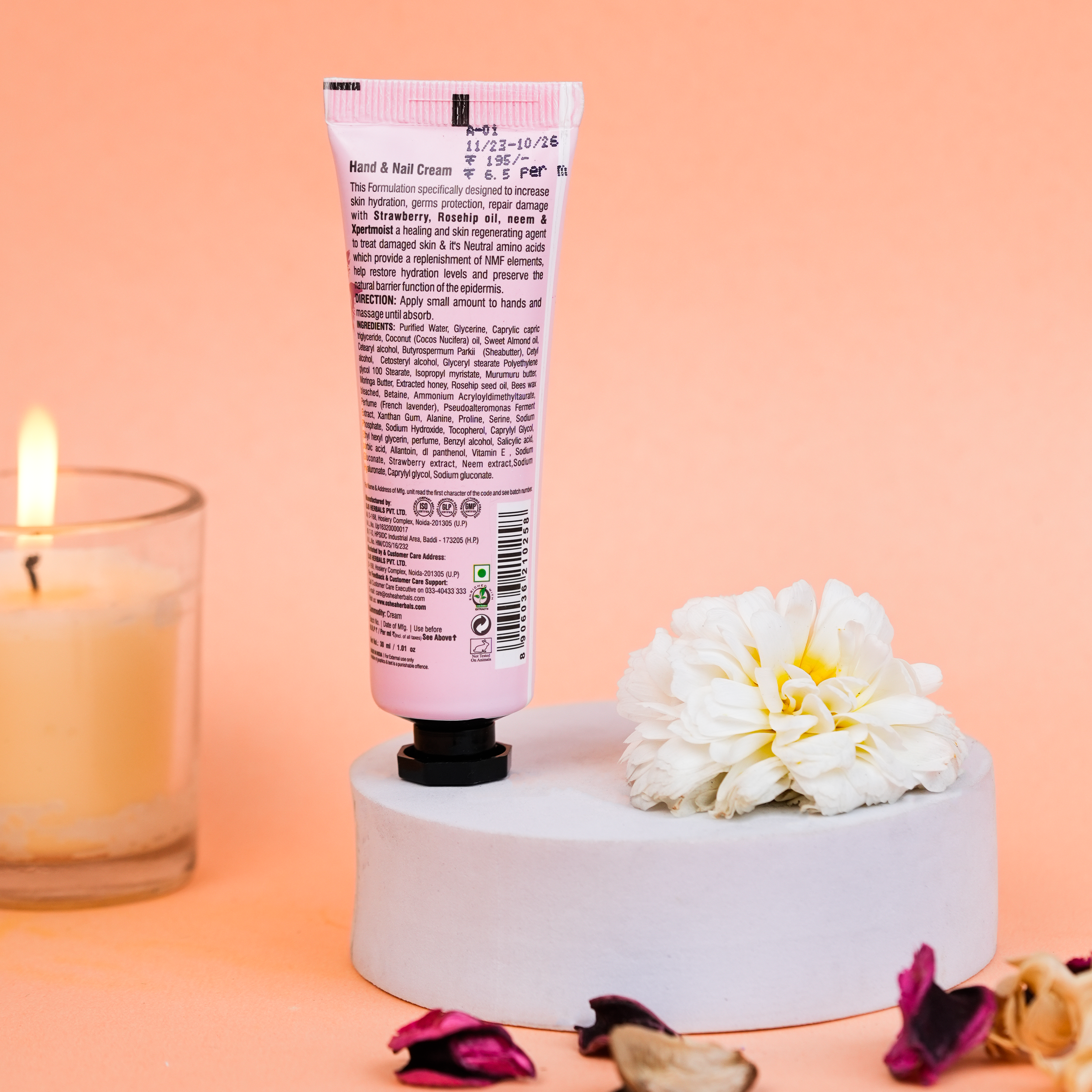 Strawberry & Rasehip Hand Cream & Nail Cream