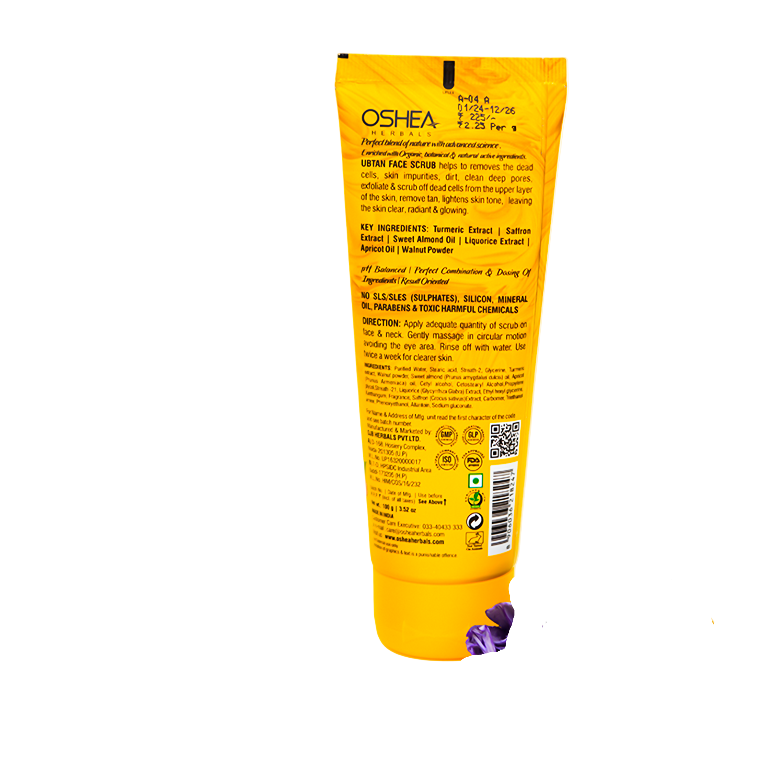 Ubtan Glowing & Tan Removing Face Scrub