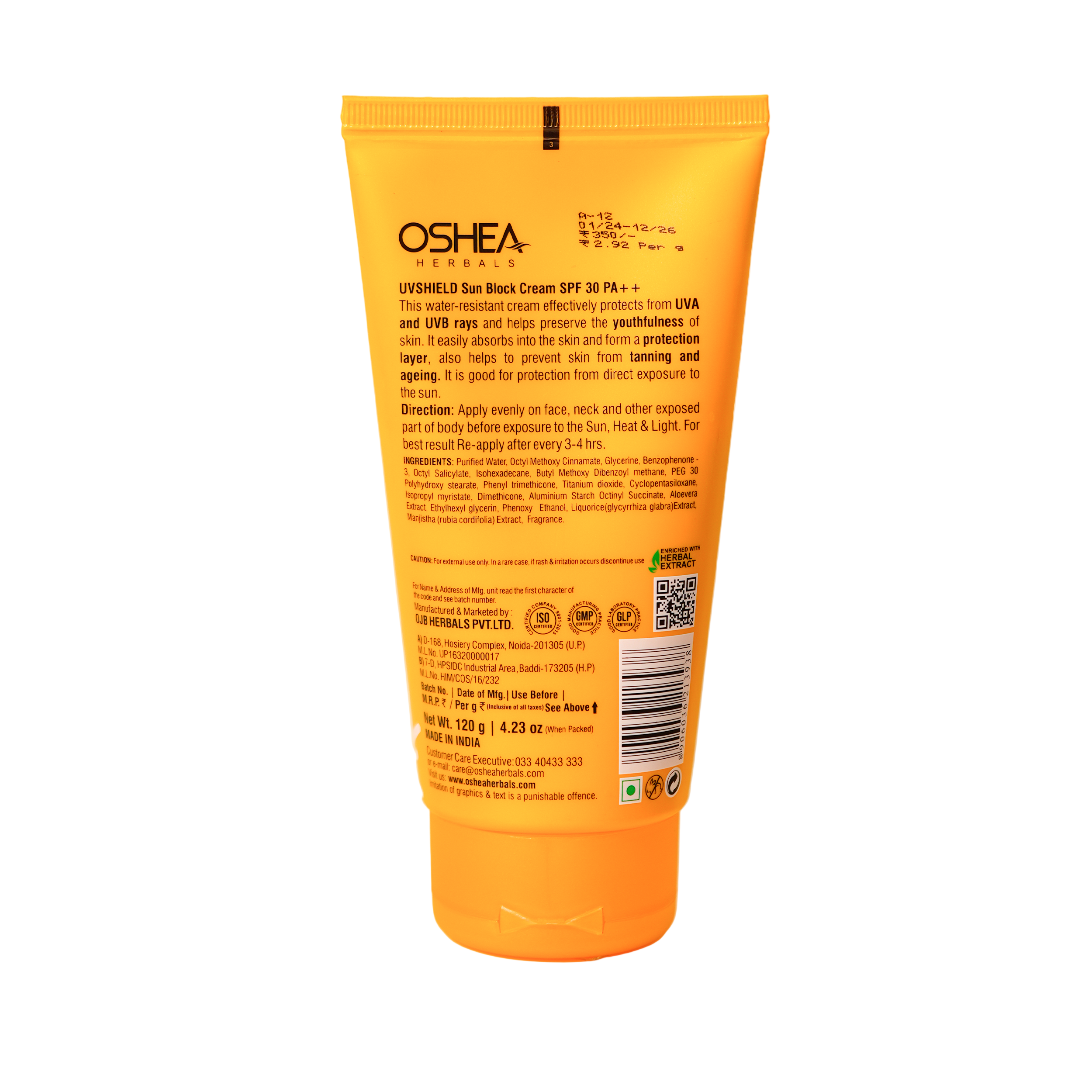 Uv Shield Sun Block Cream SPF 30 PA +++