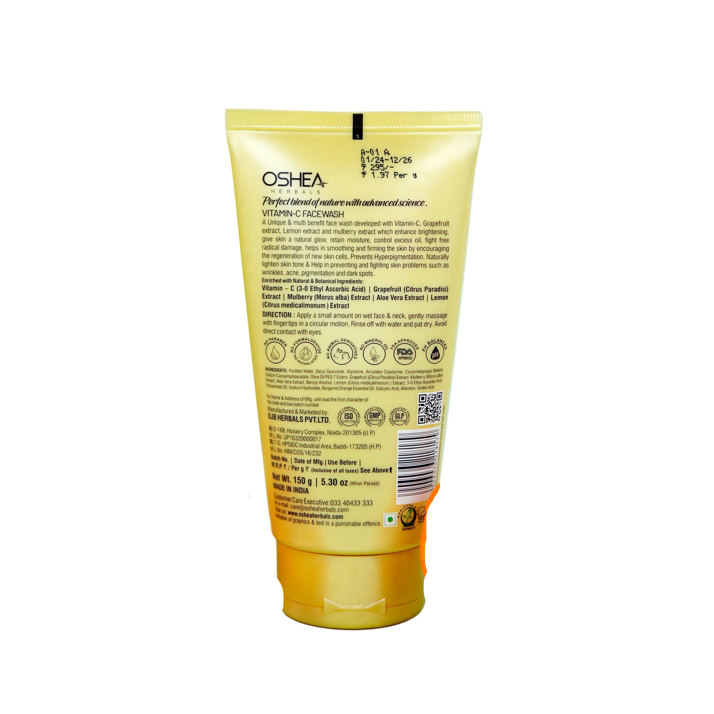 Vitamin C Brightening & Skin Illuminating Facewash