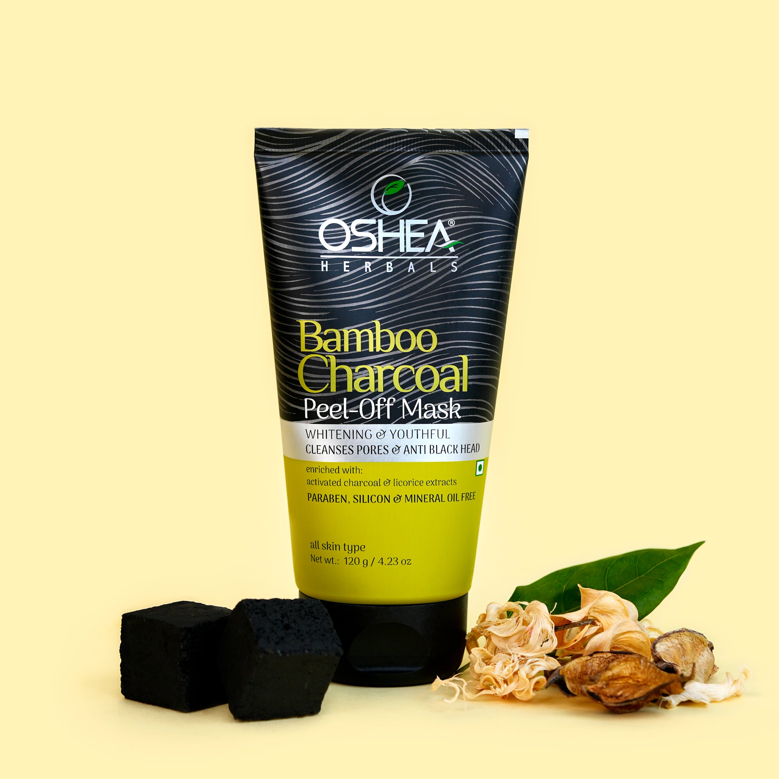 Bamboo Charcoal Peel Off Mask - Oshea Herbals