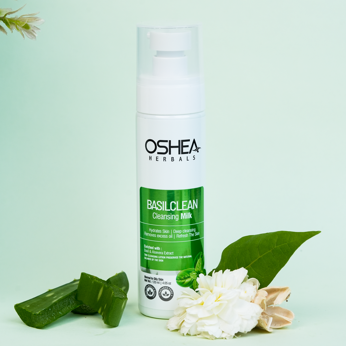 Basilclean Cleansing Milk - Oshea Herbals