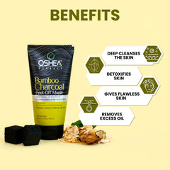 Bamboo Charcoal Peel Off Mask - Oshea Herbals