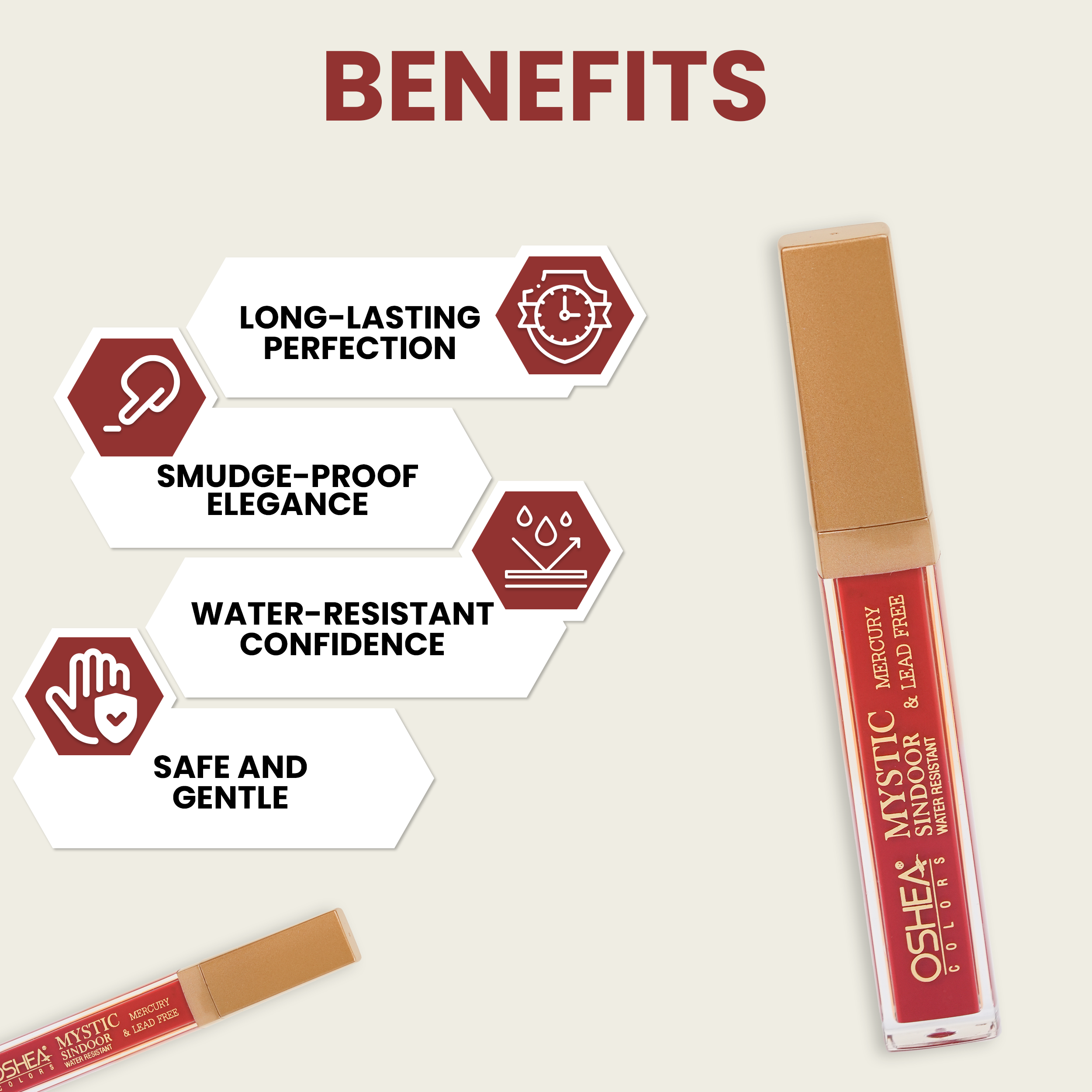 Benefits Mystic Sindoor Liquied-Red