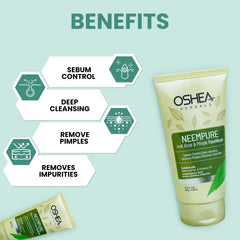 Benefits Neempure Anti Acne Pimple Facewash Oshea Herbals