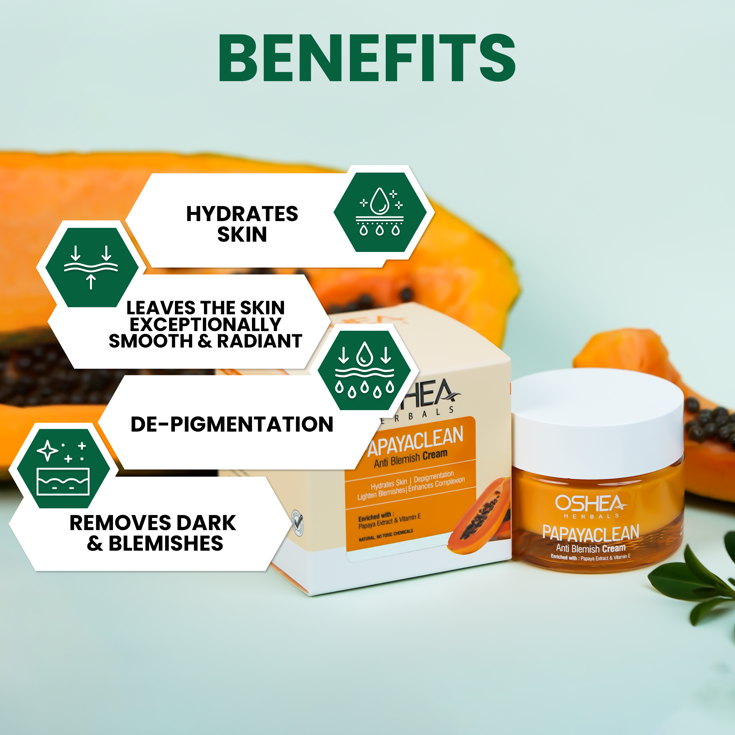 Benefits Papayaclean Anti Blemish Cream Oshea Herbals
