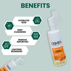 Benefits Papayaclean Anti Blemish Foaming Face wash Oshea Herbals