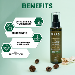 Benefits Phytogain Hair Serum 7-in-1 Smooth Shine Oshea Herbals
