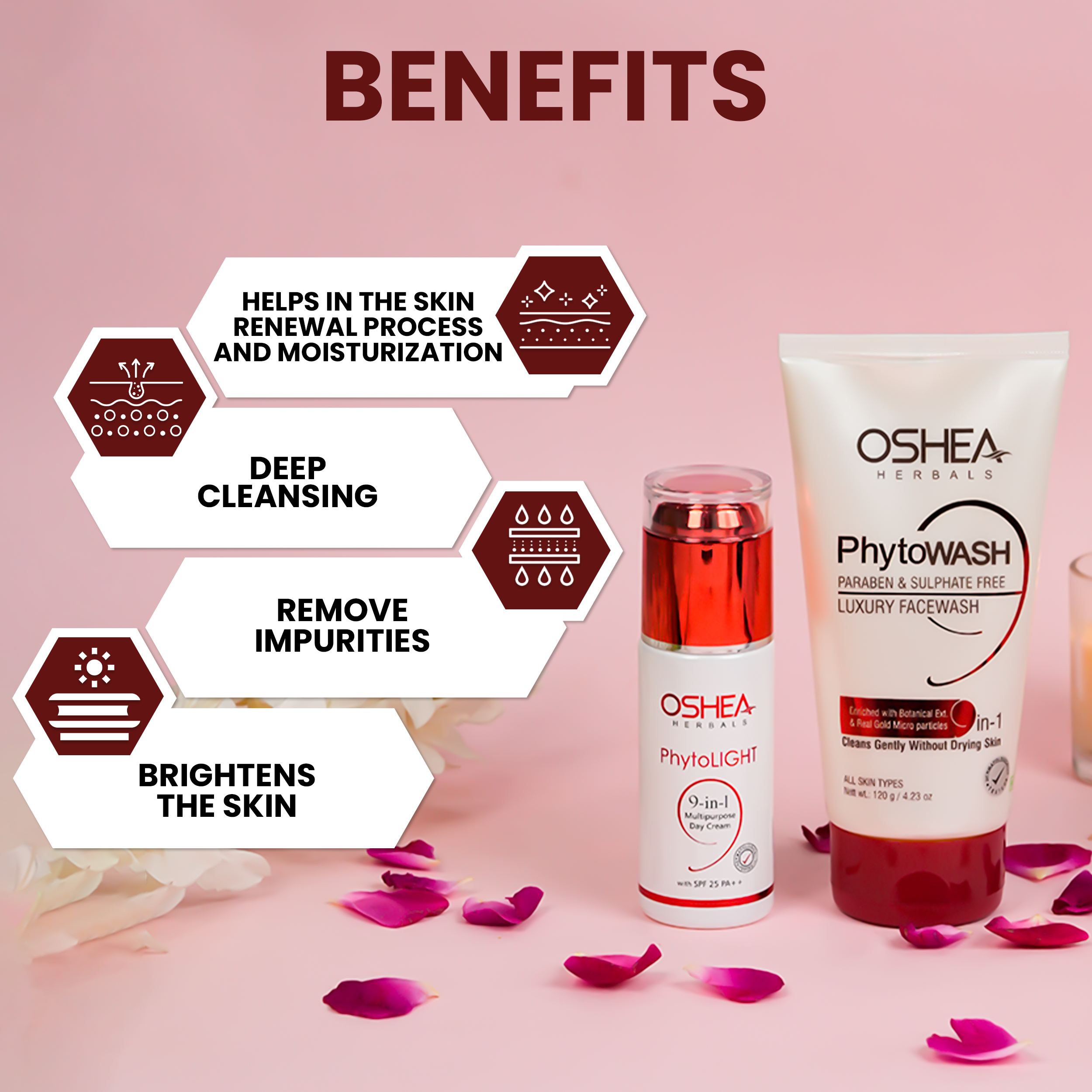 Phytolight Day Cream +Phytowash Luxury Facewash Combo