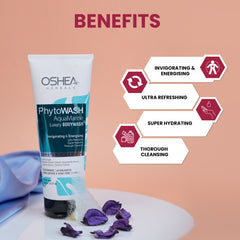 Benefits Phytowash Aqua Marine Luxury Body wash Oshea Herbals