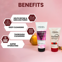 Benefits Phytowash Luxury Face wash Phytowash Silk Touch Luxury Body wash Oshea Herbals
