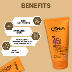 Benefits Uv Shield Mattifying Gel Cream SPF45PA_Oshea Herbals