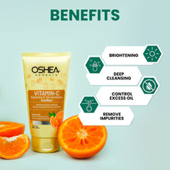 Benefits Vitamin C Brightening_Skin Illuminating Face wash Oshea Herbals
