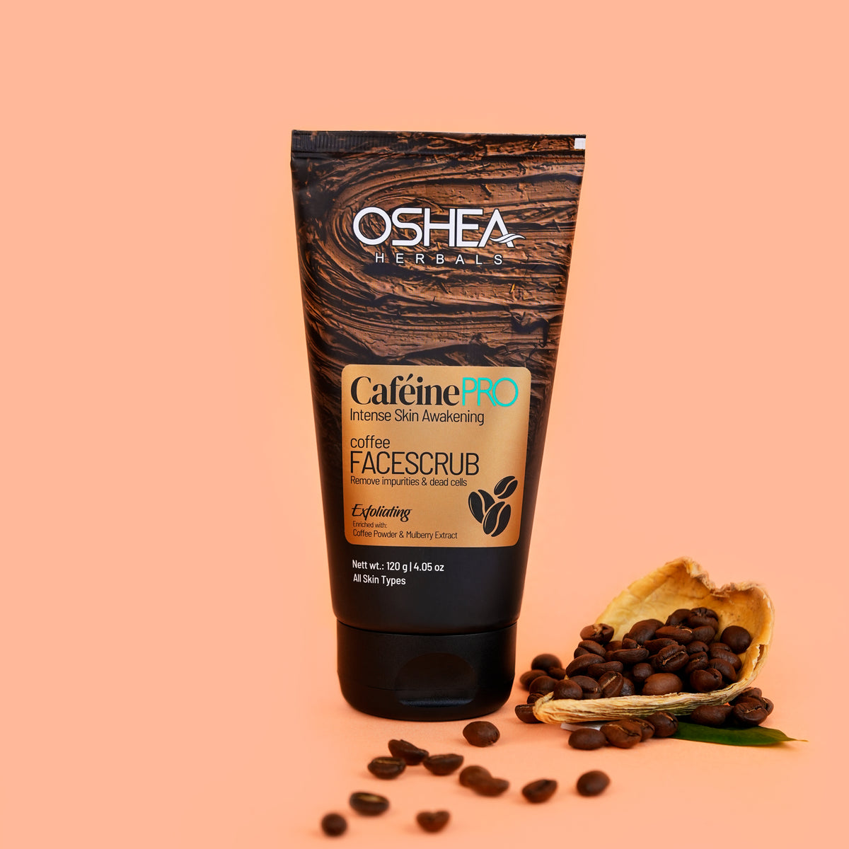 Cafeine-Pro Face Scrub Oshea Herbals