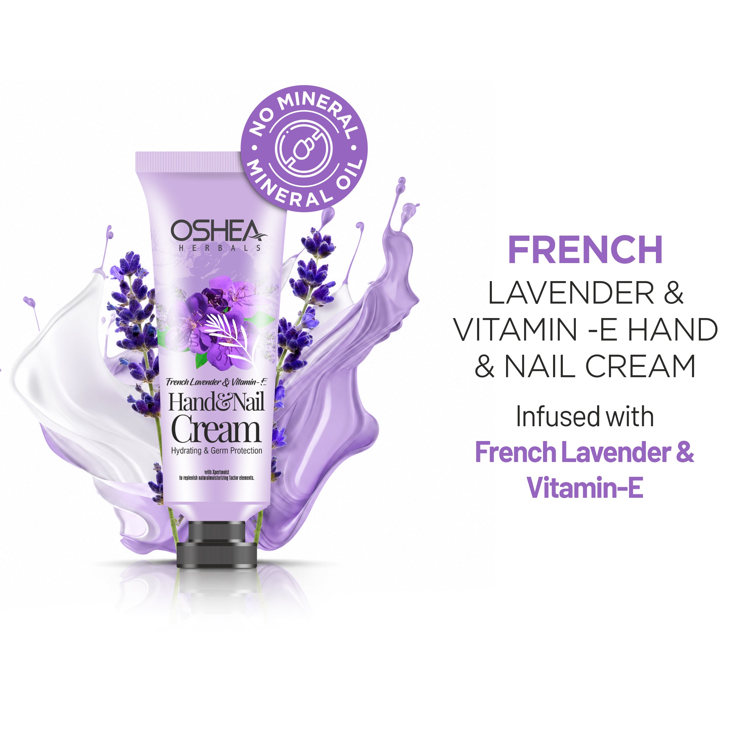 French Lavender & Vitamin -E Hand Cream & Nail Cream