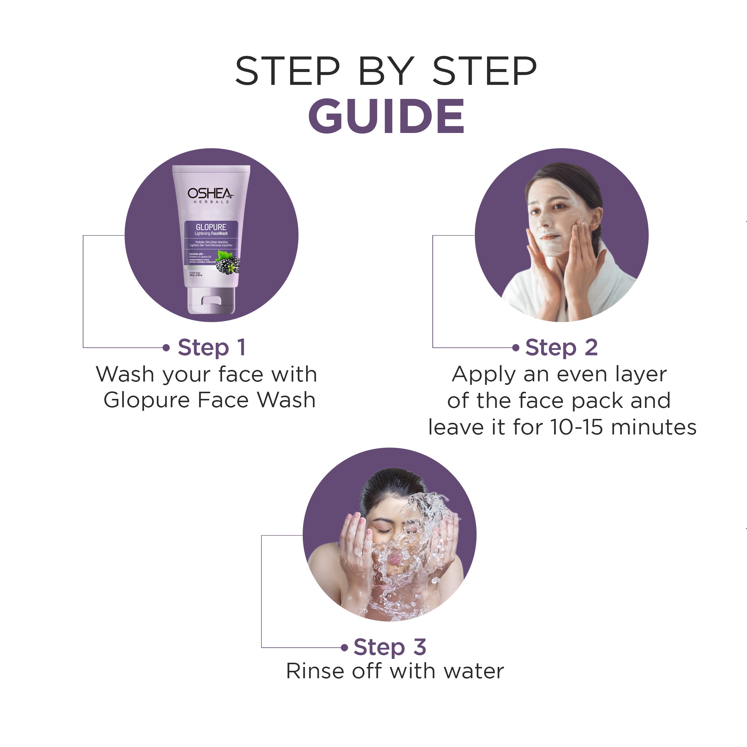 Glopure Lightening Facewash - 50GM
