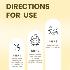 How To Use Ubtan Glowing & Tan Removing Face wash Oshea Herbals