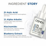2% Kojic Acid + 1% Alpha Arbutin & Niacinamide infused with Blueberry Face Serum