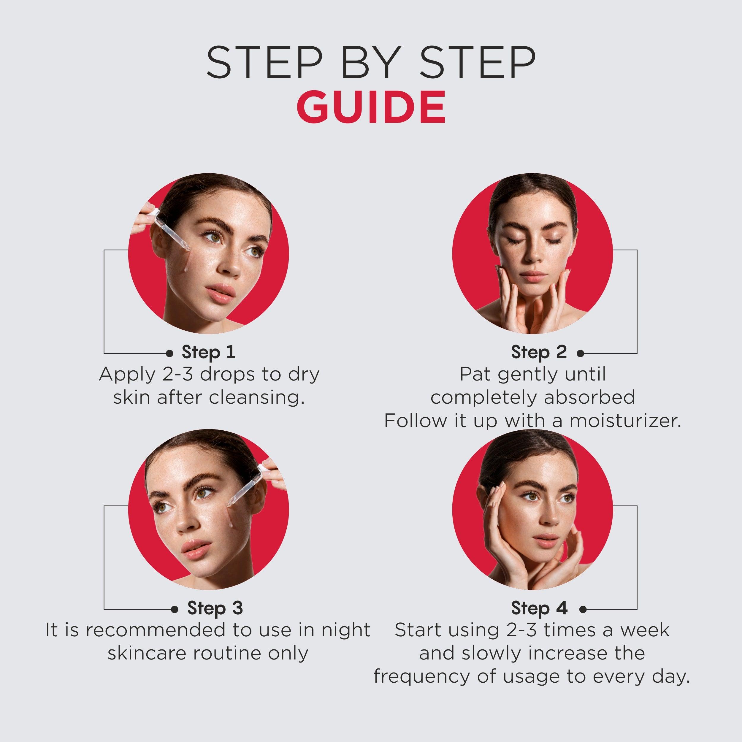 Face Serum - 0.2% Retinol + 1% Peptide Infused with Pomegranate