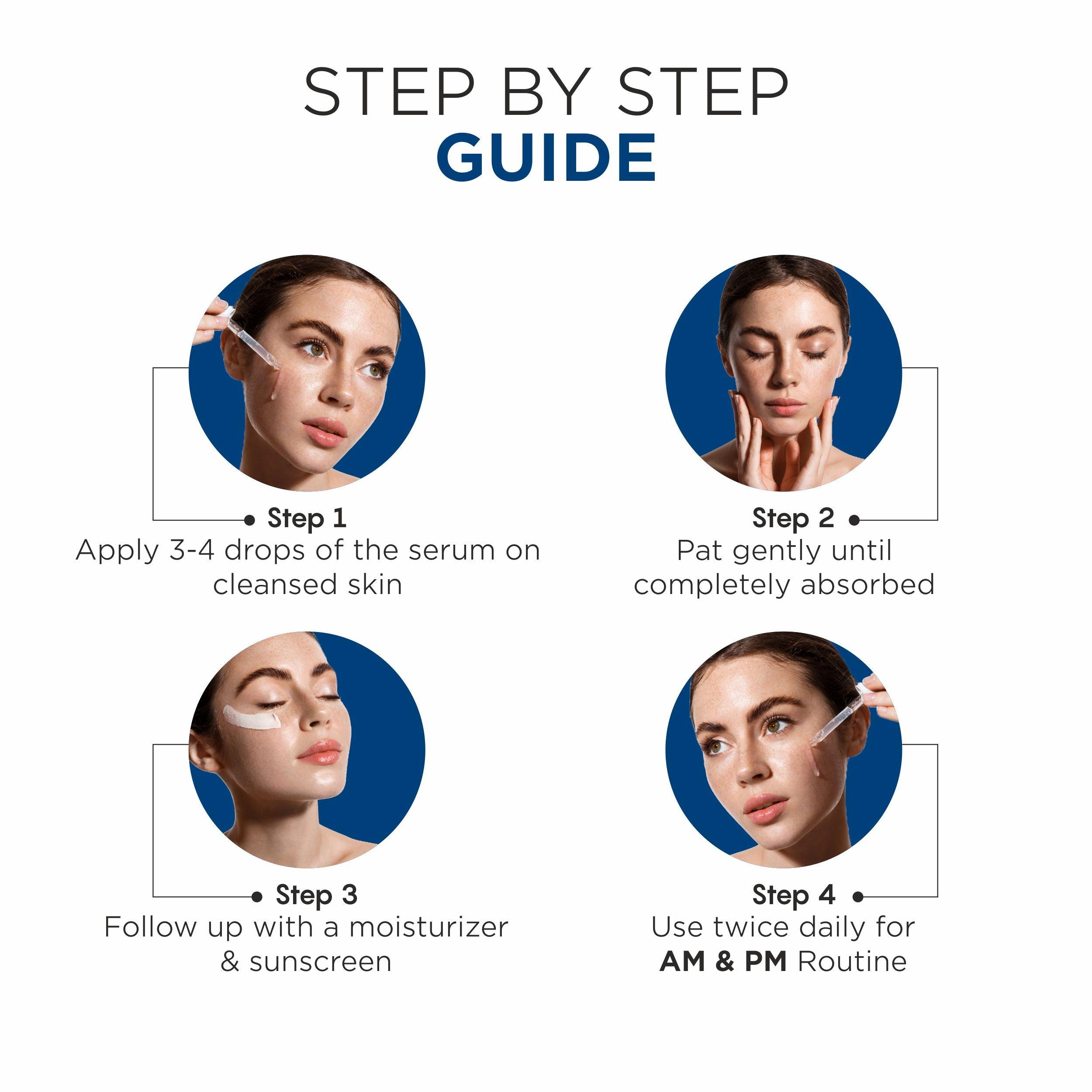 Face Serum - 2% Kojic Acid + 1% Alpha Arbutin & Niacinamide infused with Blueberry