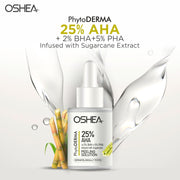 Face Peeling Solution - 25% AHA + 2% BHA + 5% PHA infused with sugarcane