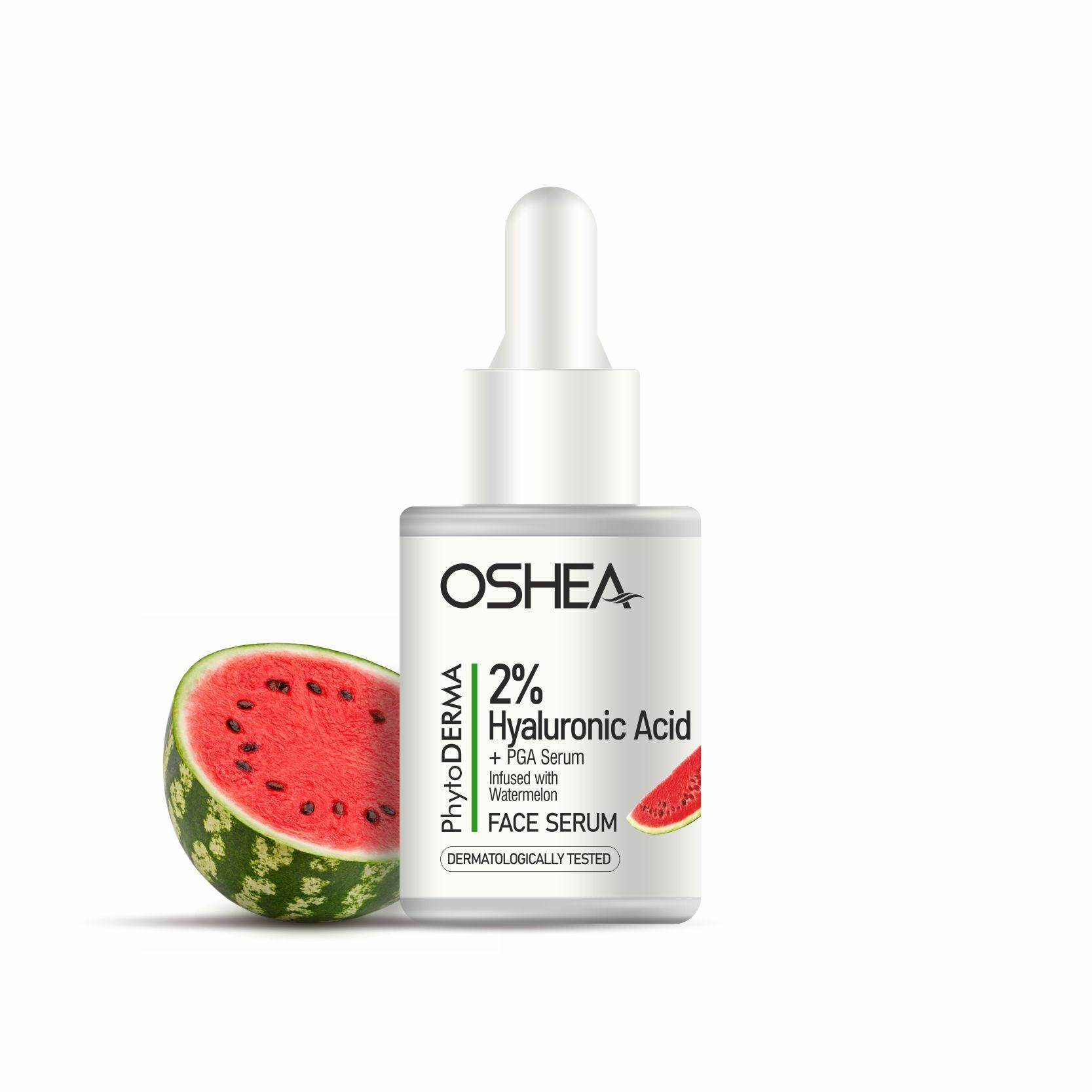 Face Serum - 2% Hyaluronic Acid + PGA Serum Infused with Watermelon