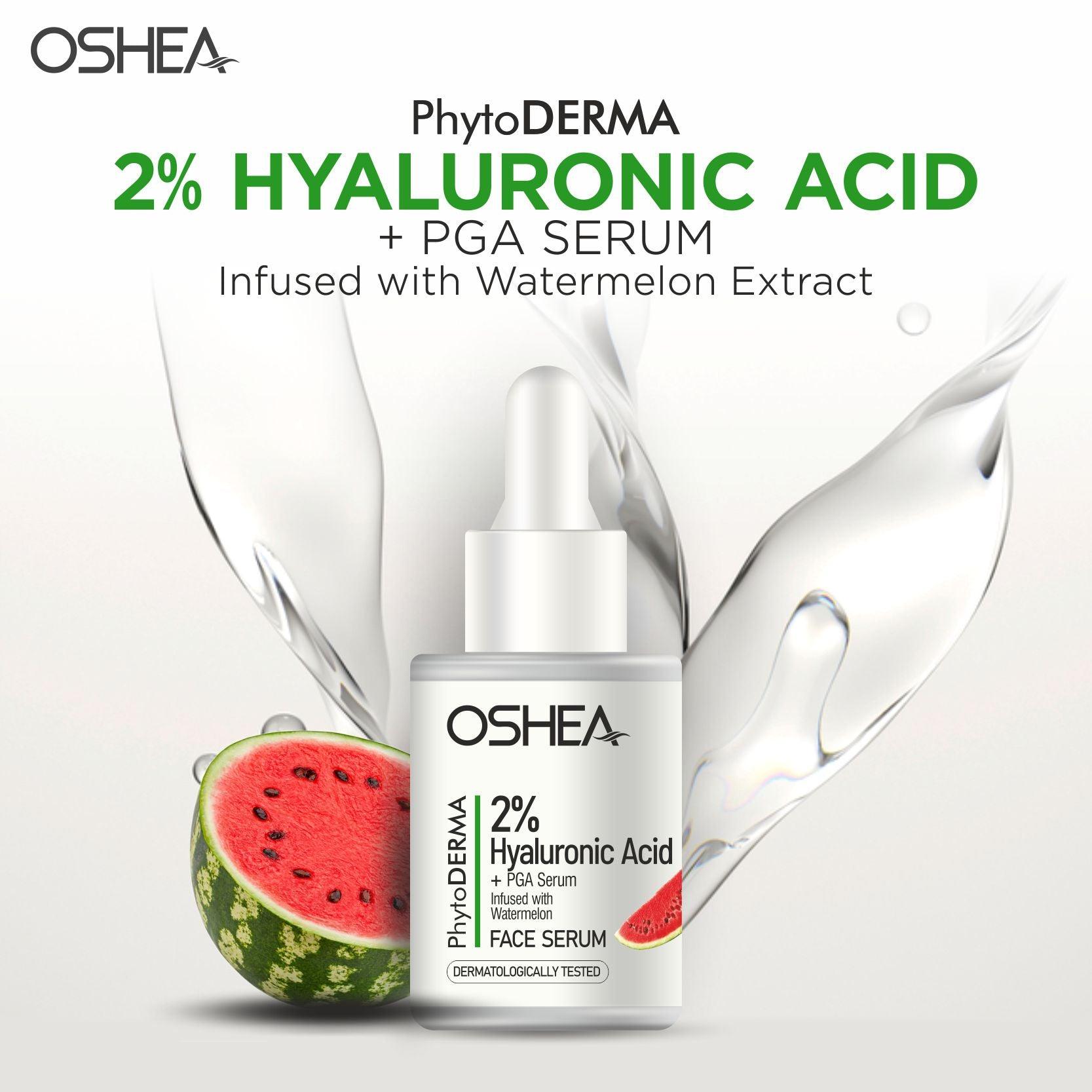 Face Serum - 2% Hyaluronic Acid + PGA Serum Infused with Watermelon