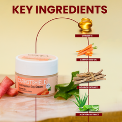 Key Ingredients Carrot Shield Anti Pollution Day Cream Oshea Herbals 