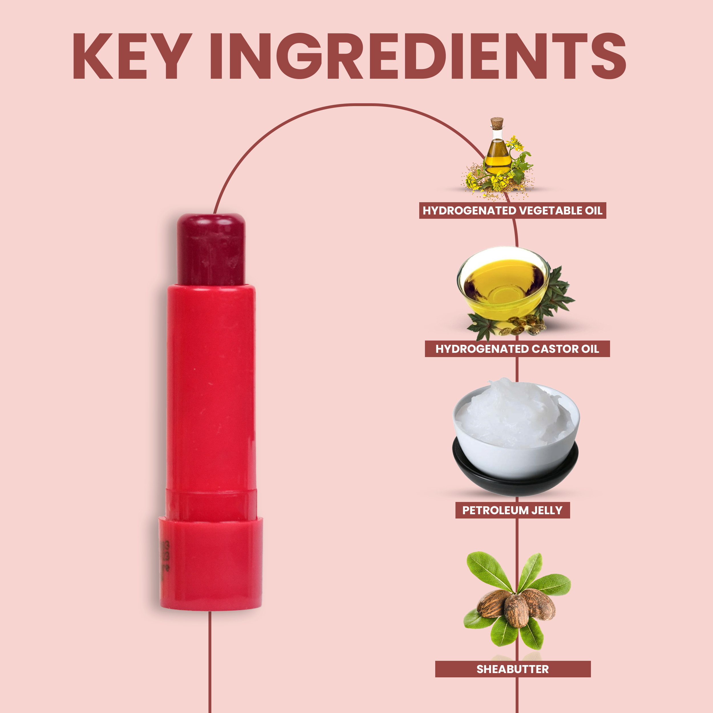 Key Ingredients Cherry Nourishing Lip Therapy Oshea Herbals