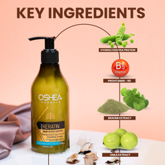 Key Ingredients Keratin Hair Repair Shampoo Oshea Herbals