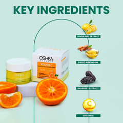 Key Ingredients Vitamin C brightening and skin illuminating Cream Oshea Herbals