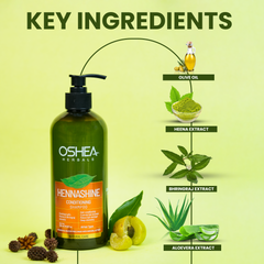 Key Ingredients Heenashine Conditioner Shampoo Oshea Herbals