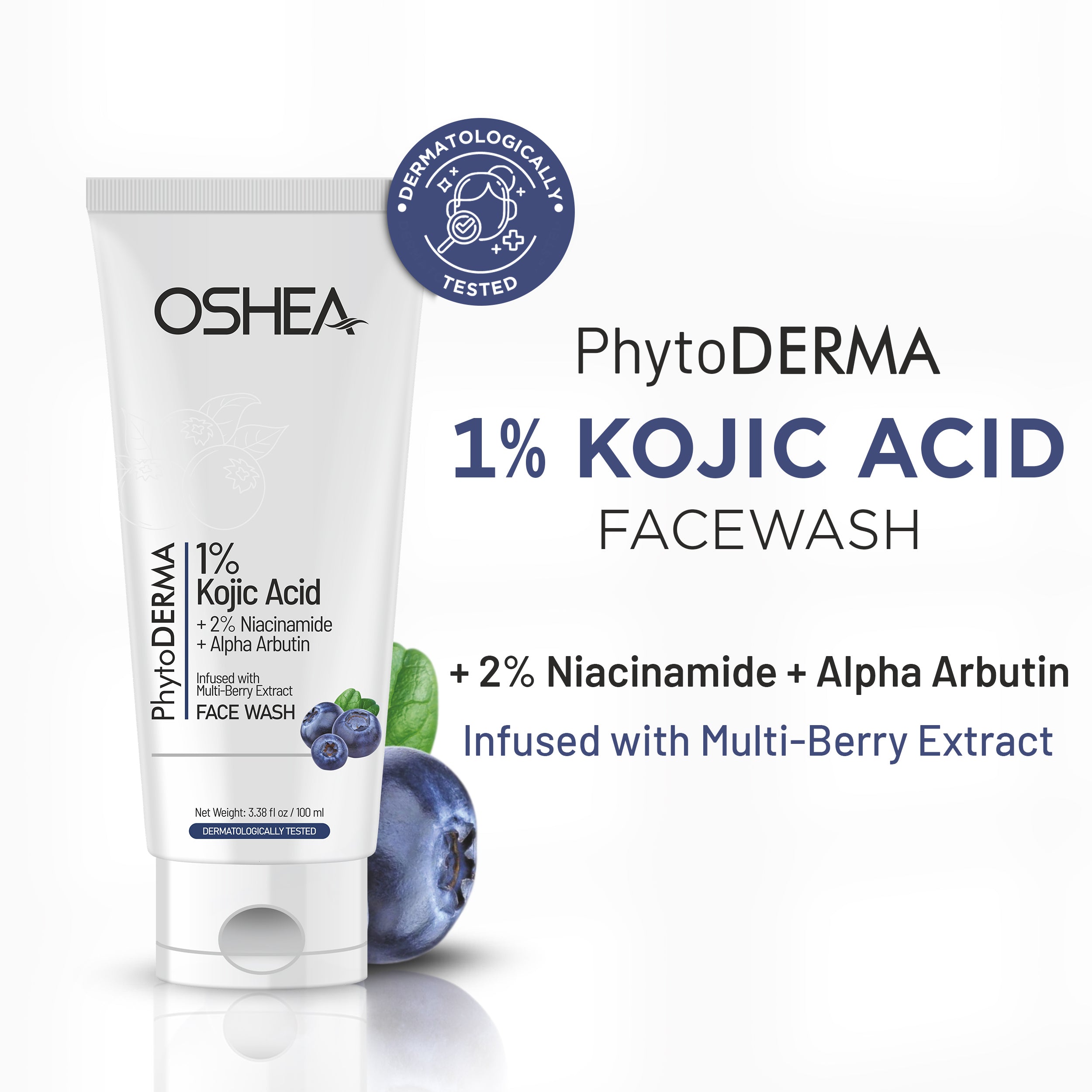 Kojic Acid Face Wash for Brightening and Dark Spot Reduction
