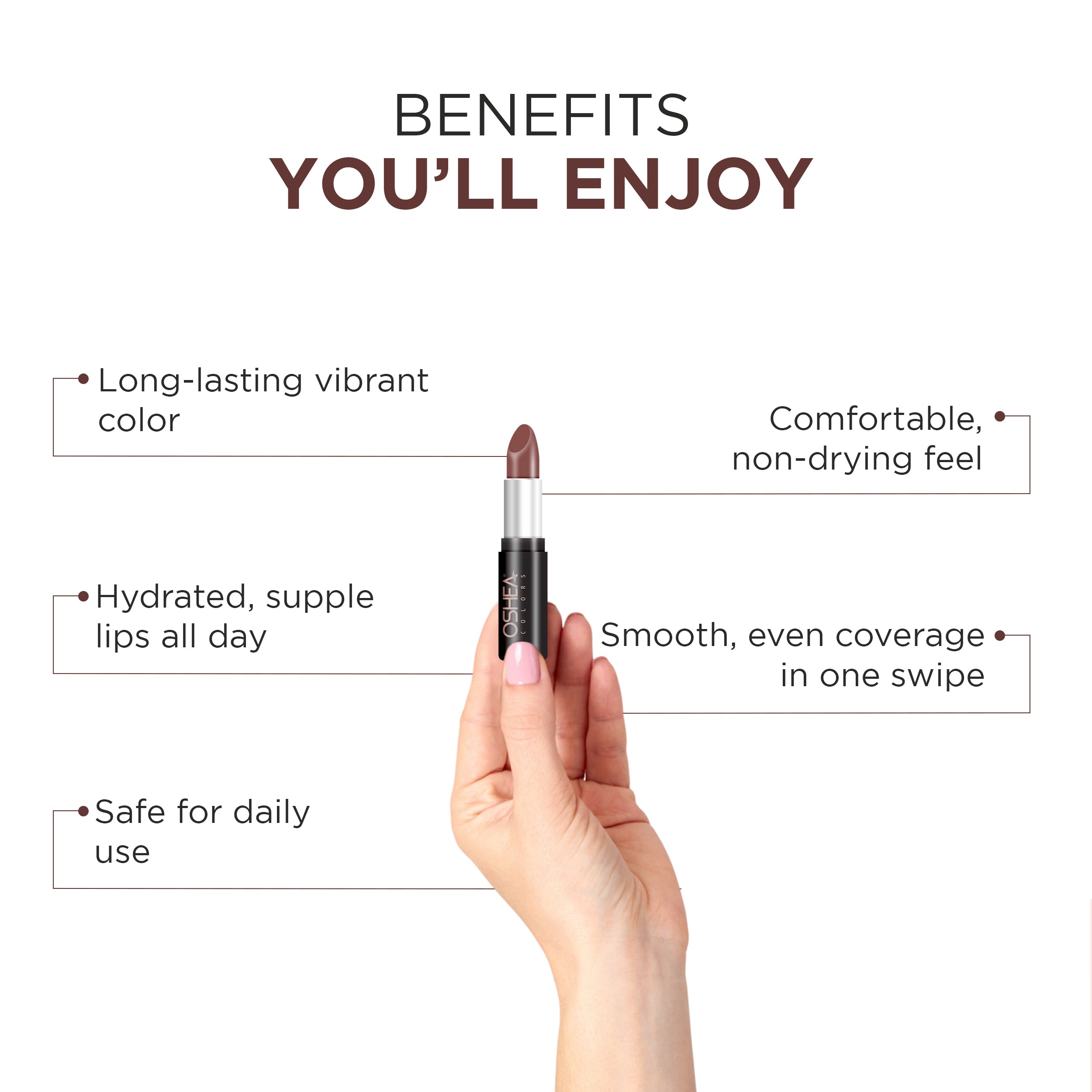 Oshea Colors Bullet lipsticks - Oshea Herbals
