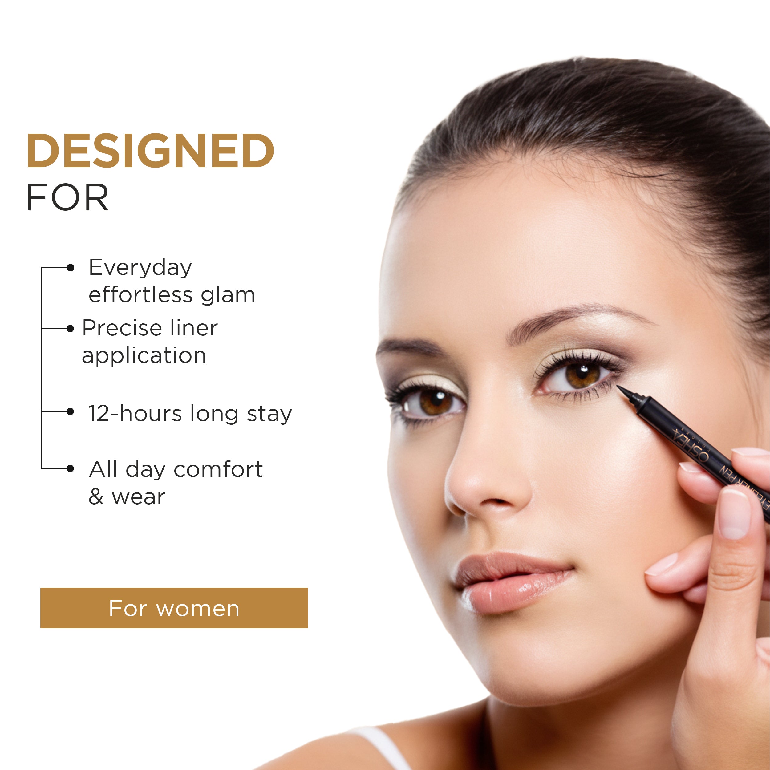 Liquid Eye Liner Pen Black - 0.9 ml