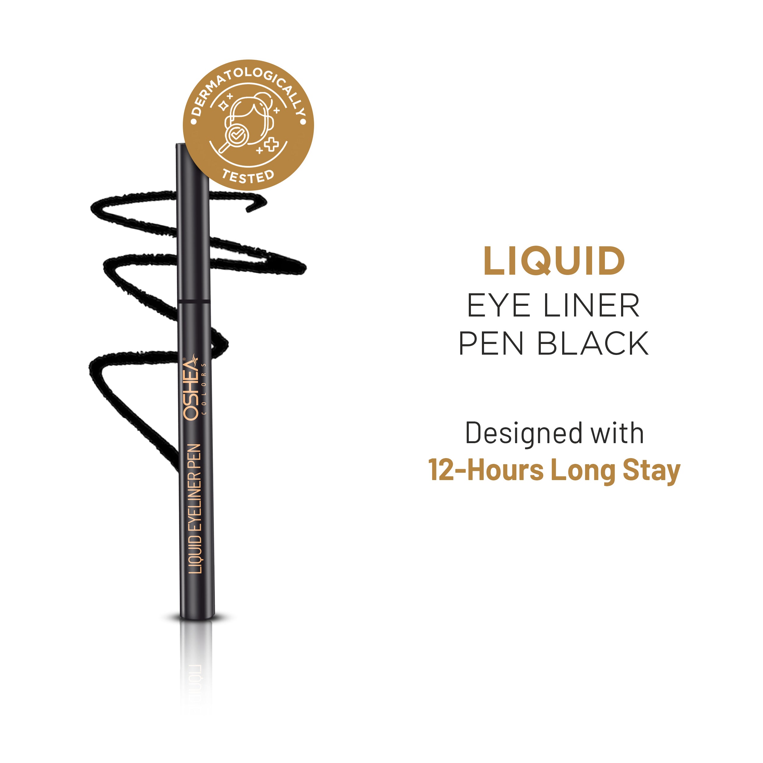Liquid Eye Liner Pen Black - 0.9 ml