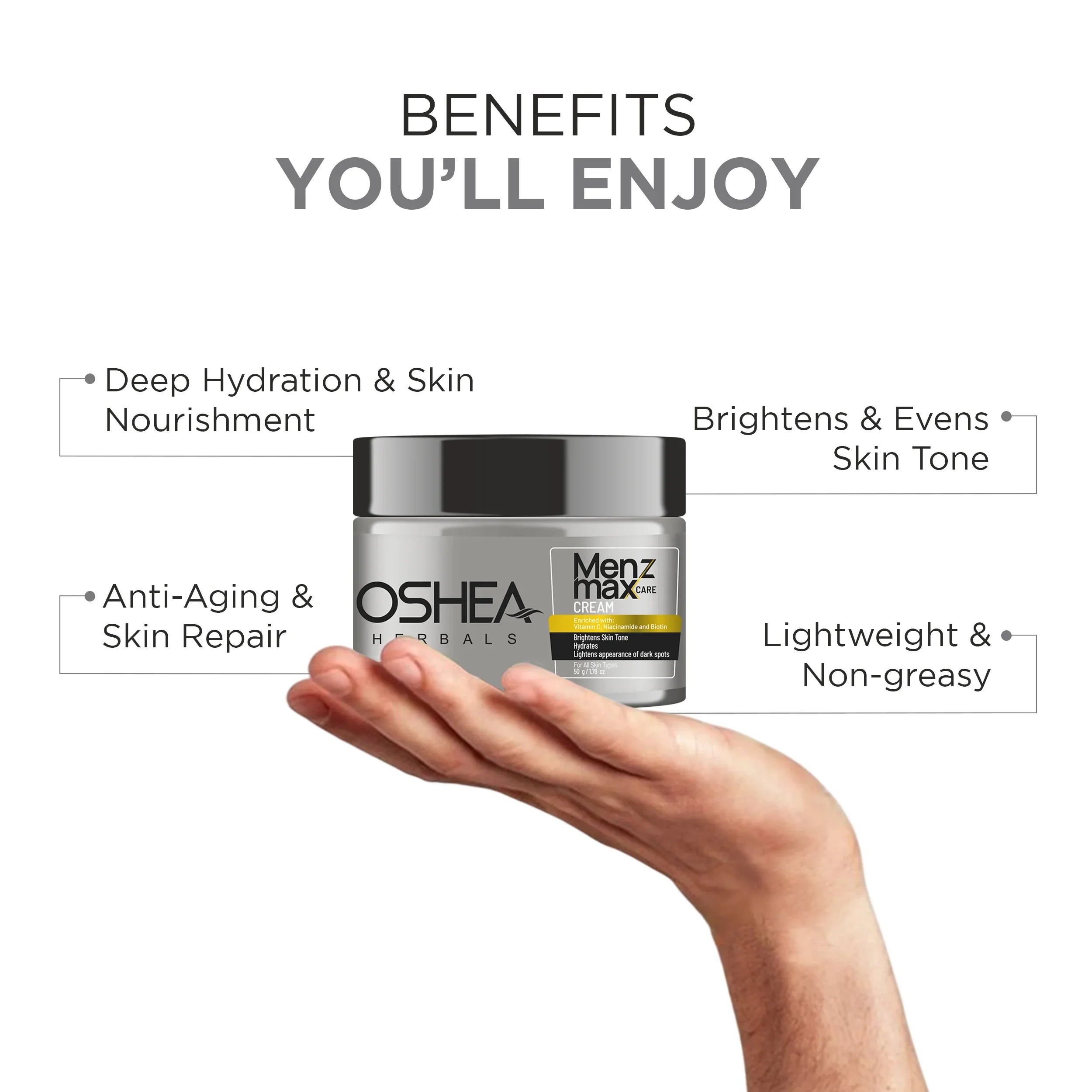 Menz Max Care Cream With SPF 25PA+