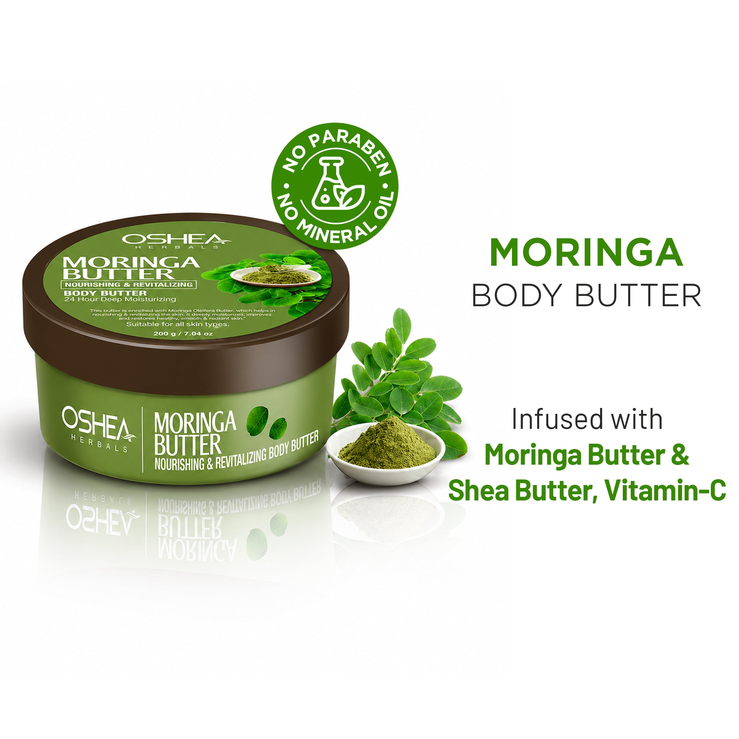 Moringa Butter Nourishing & Revitalizing Body Butter 72 Hour Moisturizing