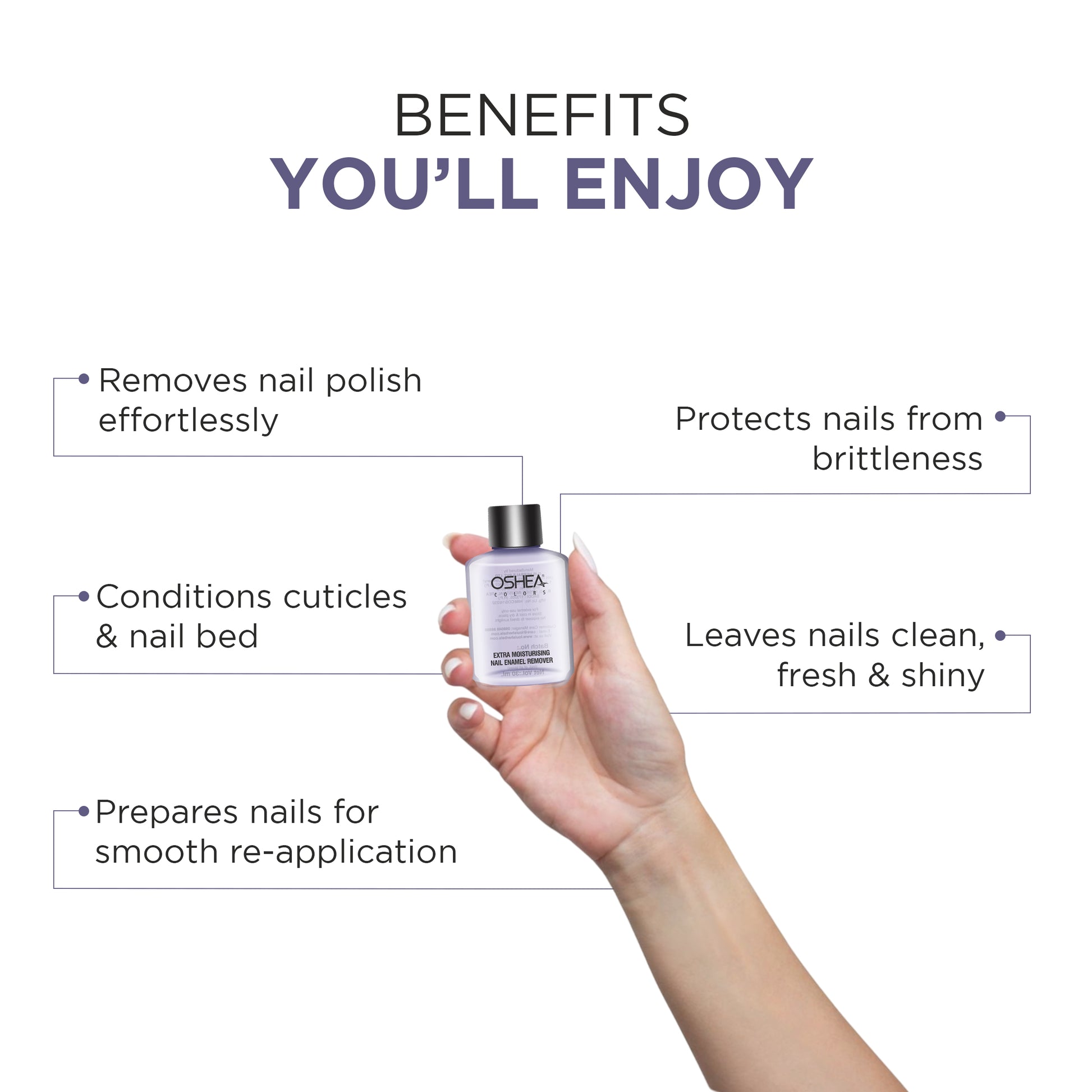 NAIL REMOVER 30ML - Oshea Herbals