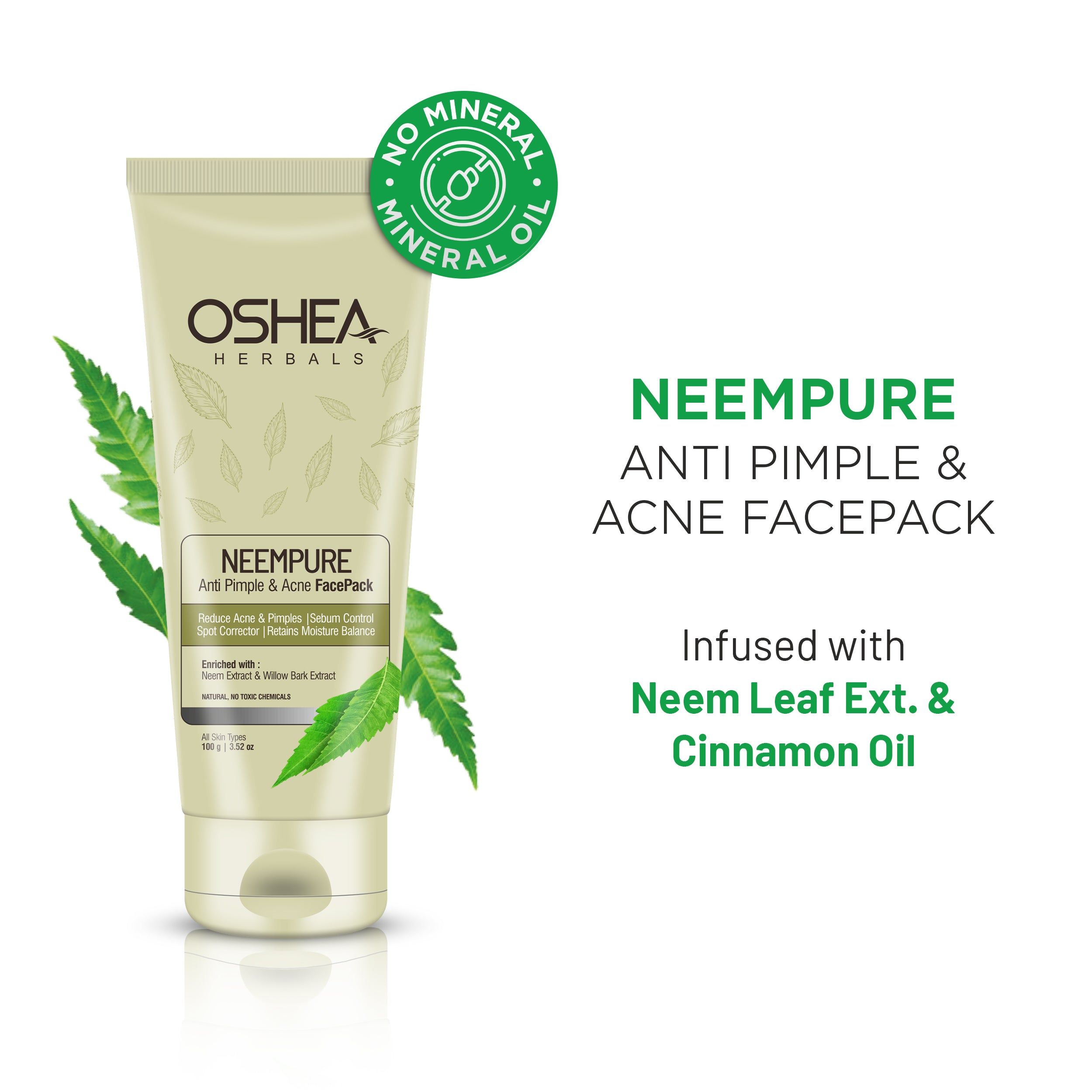 NeemPure Anti Pimple & Acne Facepack(Tube)