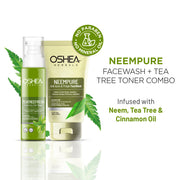 Neempure Anti Acne & Pimple Facewash + Tea tree Toner Combo