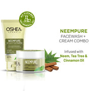 Neempure Anti Acne Pimple Face Wash Neempure Anti Acne Pimple Cream Combo