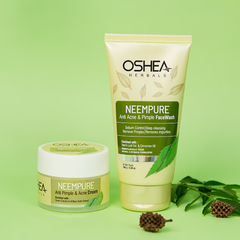 Neempure Anti Acne Pimple Face Wash Neempure Anti Acne Pimple Cream Combo Oshea Herbals