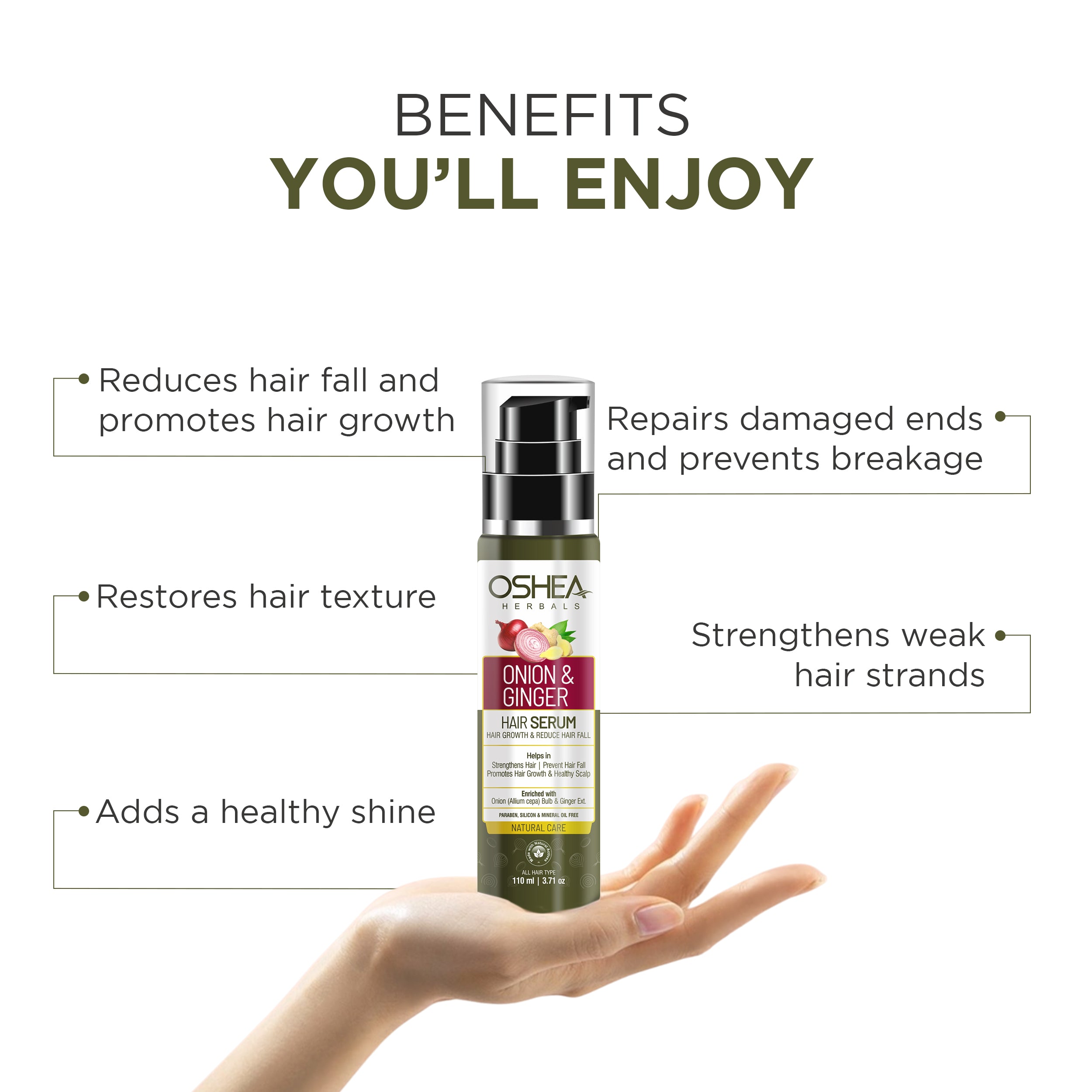 Onion And Ginger Hair Serum