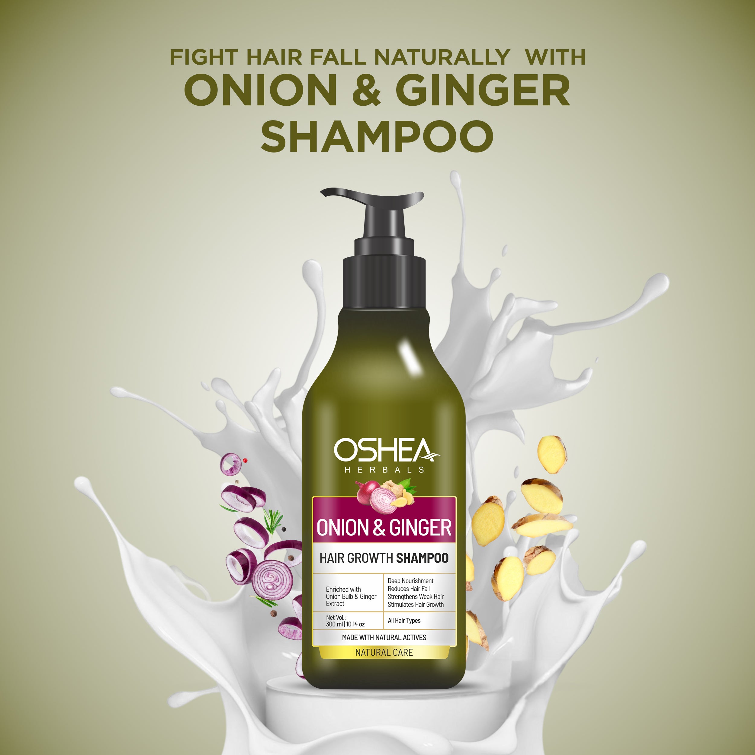 Onion And Ginger Hair Growth Shampoo
